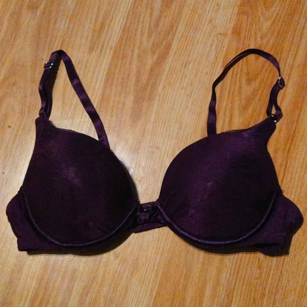 Purple Lily of France push up bra 34b